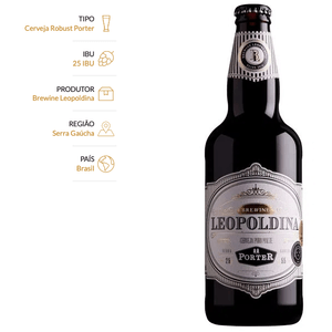 Cerveja Leopoldina Porter 500ml